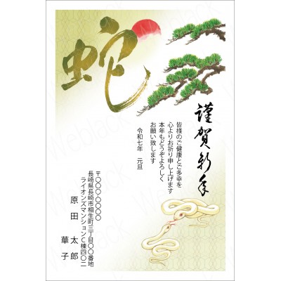 GB25014　年賀状