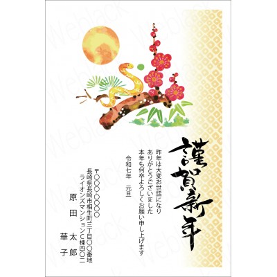 GO25012　年賀状