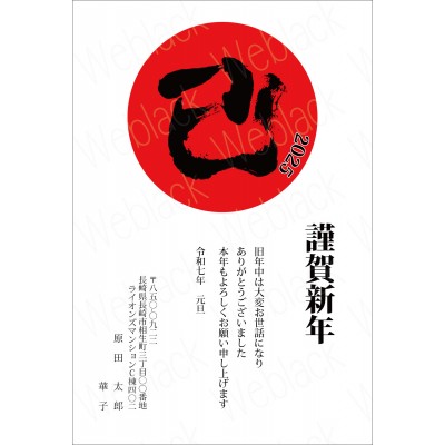 OE25009　年賀状